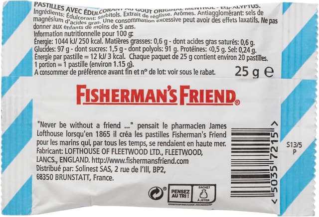 Thumbnail 2 de Fisherman's Friend 24 Sachets Menthol Eucalyptus sin Azúcar 🍃