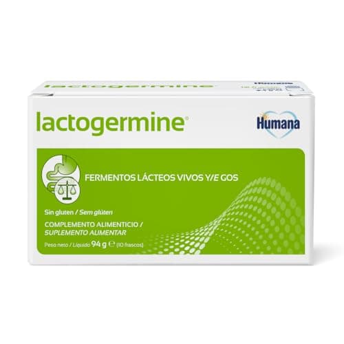 Detalle de Lactogermine® 10 viales probióticos para flora intestinal 💊