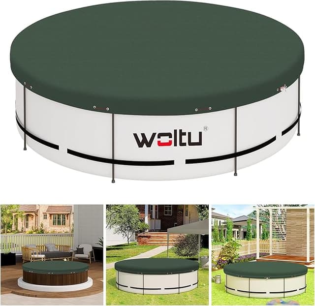 Detalle de WOLTU Cobertor para Piscina Redonda Ø 420 cm 🏊♀