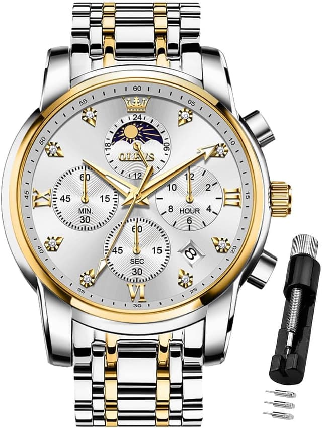 Thumbnail 6 de OLEVS Men Diamond Business Watch