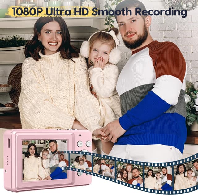 Detalle 1 de Cámara de Fotos Digital 44MP Rosa