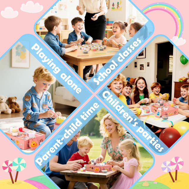 Thumbnail 5 de Cake themed Air Dry Clay Kit for Kids