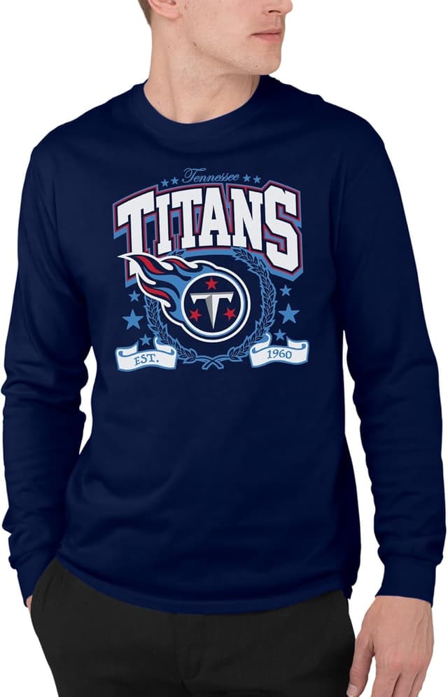Detalle 2 de Junk Food NFL Prep Officially Licensed Adult Long Sleeve Fan Tee for Men and Women