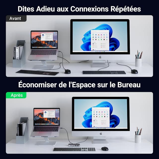 Thumbnail 4 de UGREEN Switch USB C KVM 5Gbps à 4 ports