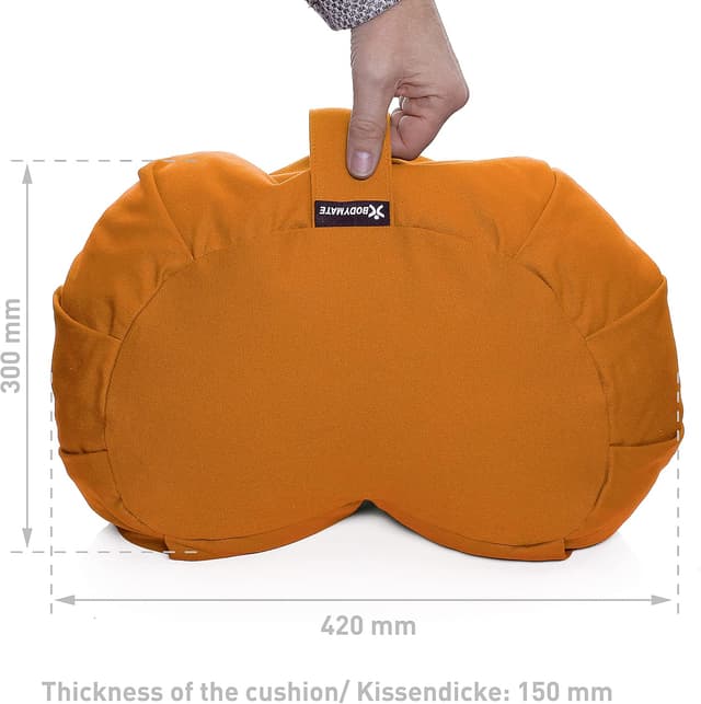 Detalle de BODYMATE Cuscino yoga a mezzaluna 42 cm