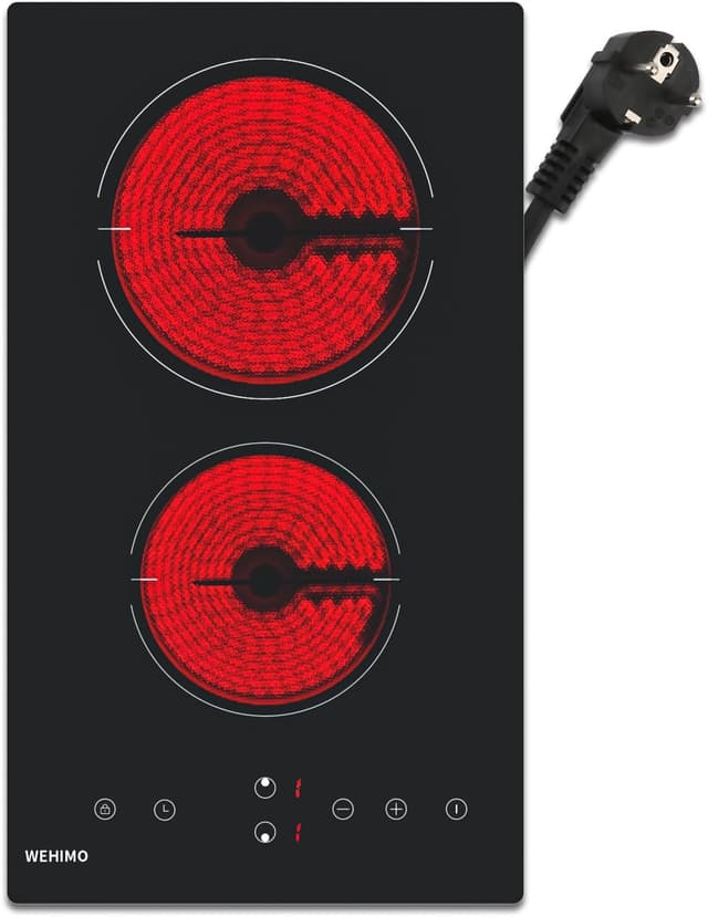 Detalle de WEHIMO Glaskeramikkochfeld 29,5 cm 3000 W