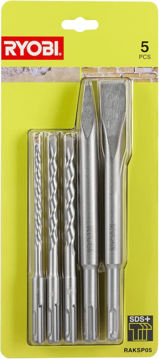 Detalle 2 de Kit perçage burinage SDS+ 5 pièces 6, 8, 10 mm