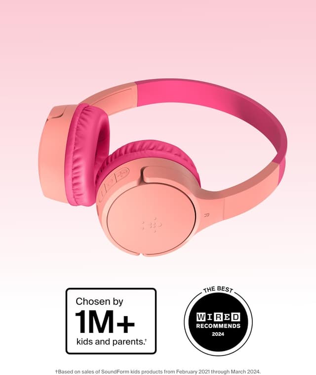 Detalle 2 de Belkin SoundForm Mini Kids Headphones