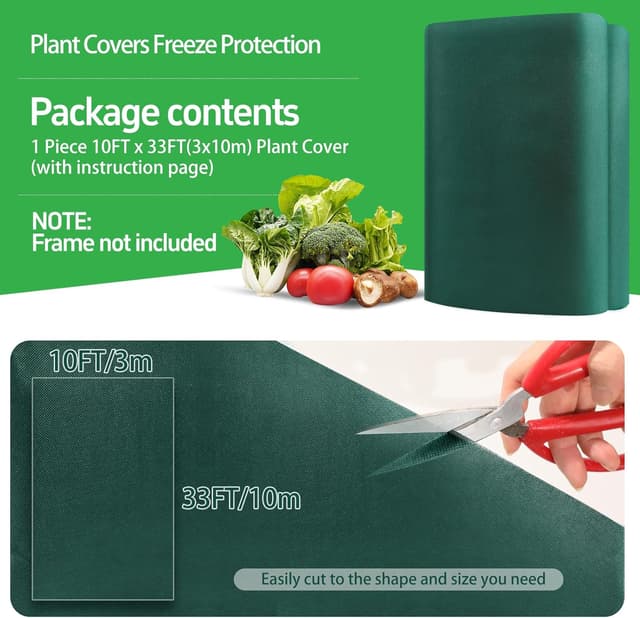 Thumbnail 1 de GUKULIVEL Garden Fleece 3x10m for Frost Protection 🌱