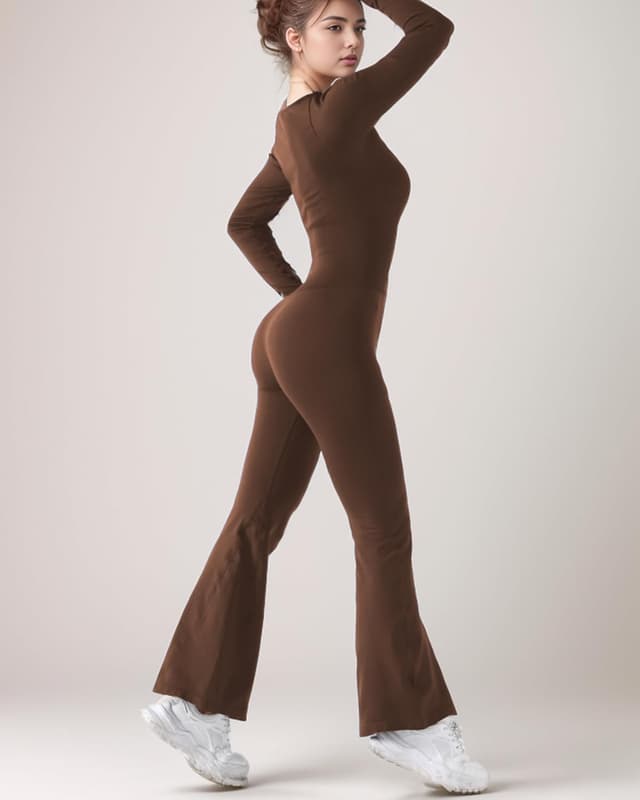 Detalle de Merlvida Sport Jumpsuit für Damen