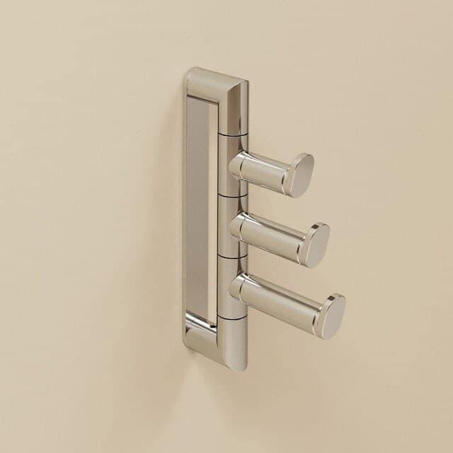 Detalle de Cosmic Percha de baño triple Micra