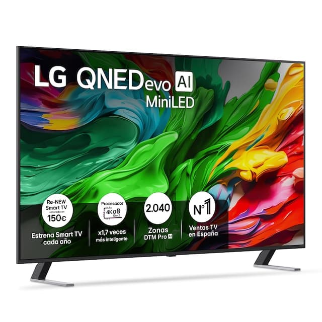 Detalle de LG 65QNED85A6C QNED evo MiniLED 4K Smart TV