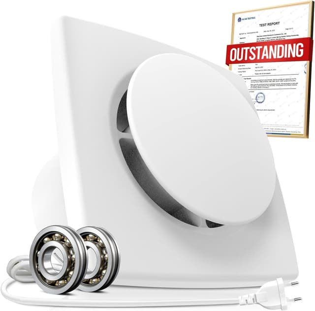 Imagen de BUMSOU Extractor de Baño 100mm 130m³/h en OfertitasTOP