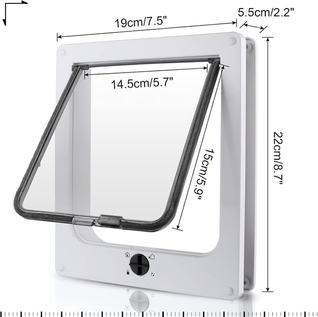 Detalle de Sailnovo Gatto Lembo per Cani e Gatti a 4 vie con chiusura facile e telaio telescopico