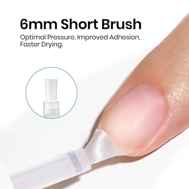 Detalle de Beetles Gel Polish Beetles Gel-Nagelkleber & Nagel-Dehydrator/Primer Set (3-teilig) für Press-on und Nagelverlängerung