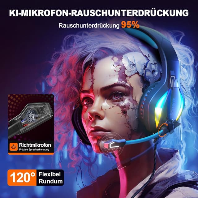 Thumbnail 2 de Krysenix PG1 RGB Gaming Headset