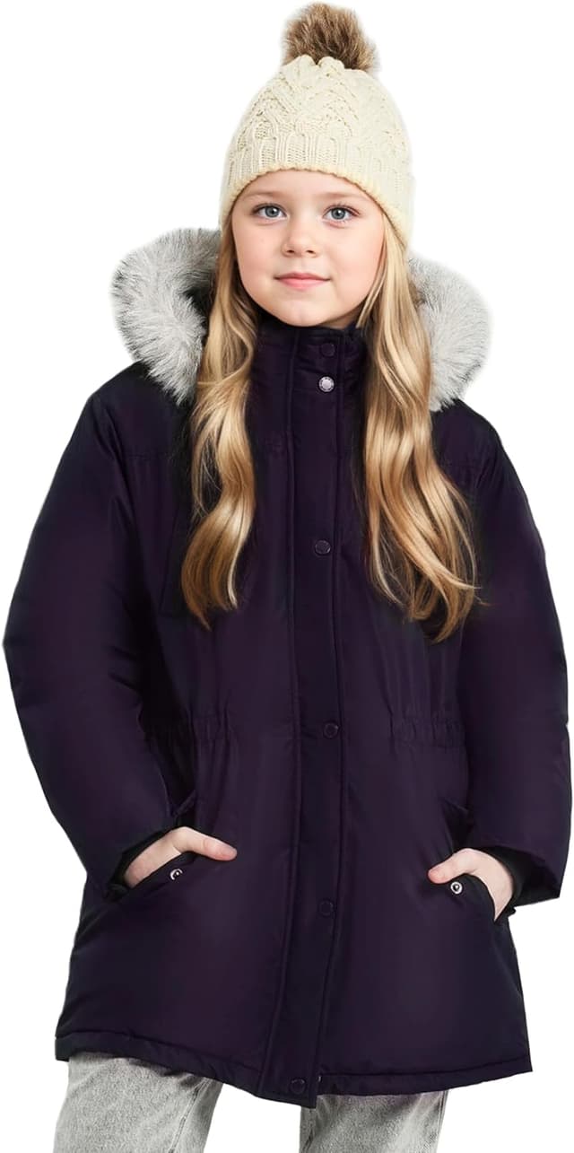 Detalle de maoo garden Mädchen-Wintermantel Wintermantel große Kinder – schwere Schnee- & Ski-Parka mit Kapuze