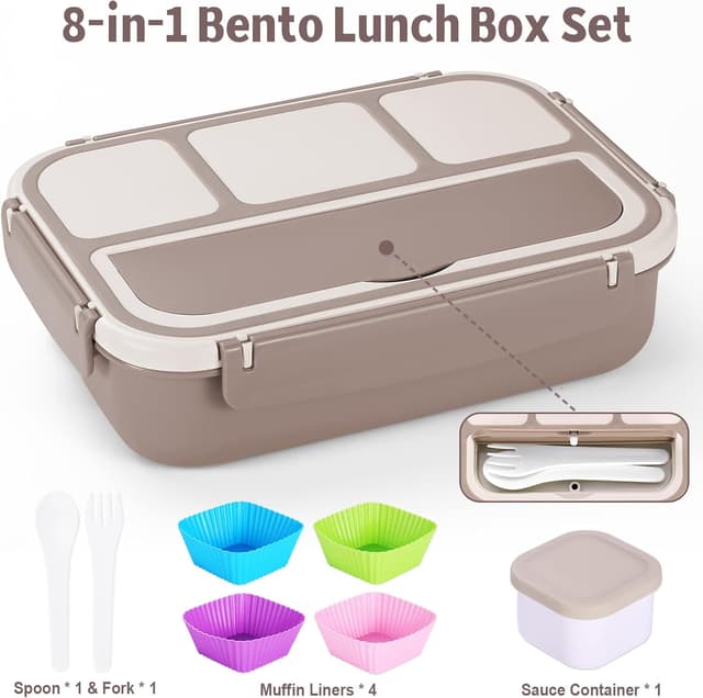 Thumbnail 4 de Bento Box with 4 Compartments 🥣