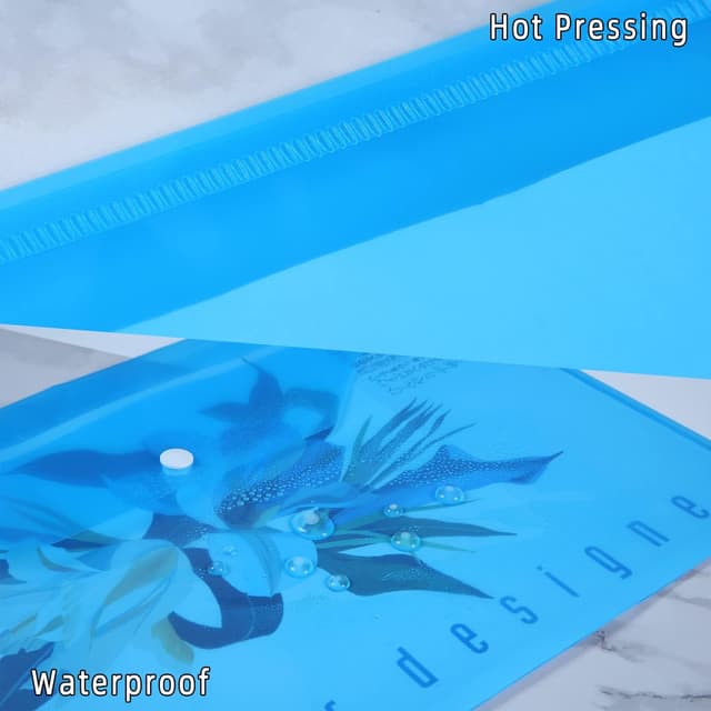 Detalle de Plastic-Wallets A4 Popper Wallet Folders (36 Pack) for Documents, Receipts and Travel Papers