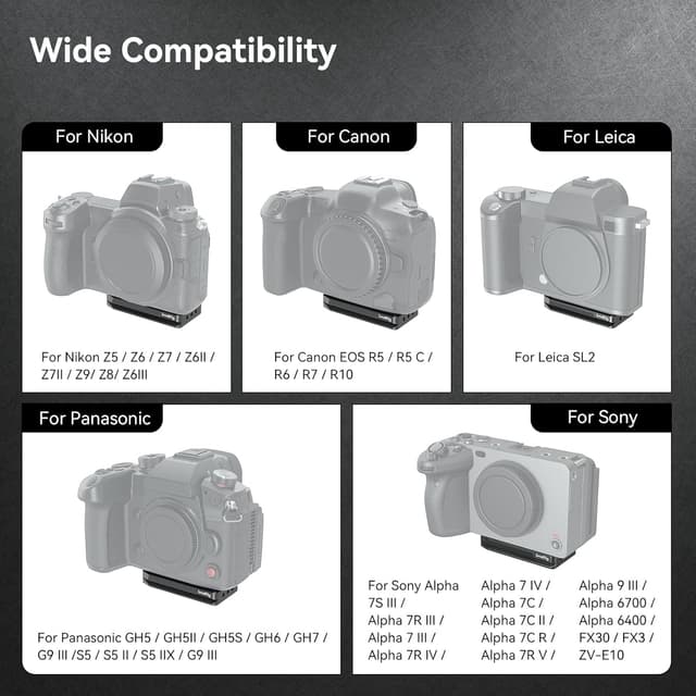 Detalle de SMALLRIG Schnellwechselplatte für AirTag (MD4150) – Arca-Typ Montageplatte mit 1/4“-20 und EVA-Antivibrationspad
