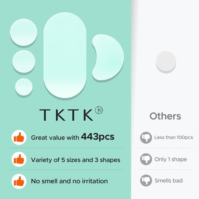 Thumbnail 6 de TKTK 443 Count Hydrocolloid Acne Patches for Face 🩹