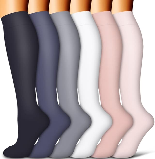 Imagen de Copper Compression Socks 6 Pairs for Running en OfertitasTOP