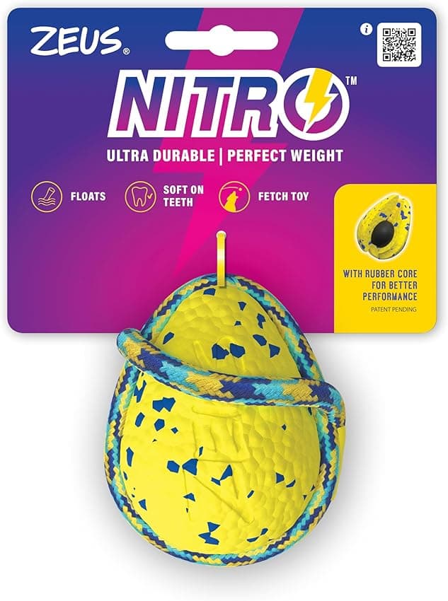 Imagen de Zeus Nitro Pelota con cuerda, 9,2 cm en OfertitasTOP