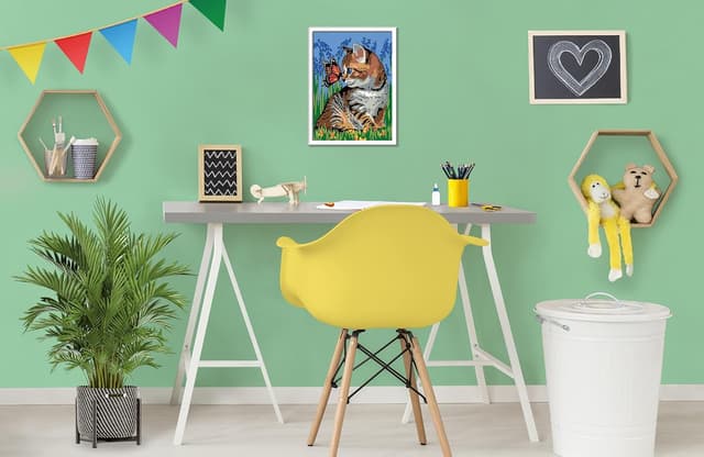 Detalle 2 de Ravensburger Creart Gattino e farfalla kit pittura per bambini 🎨