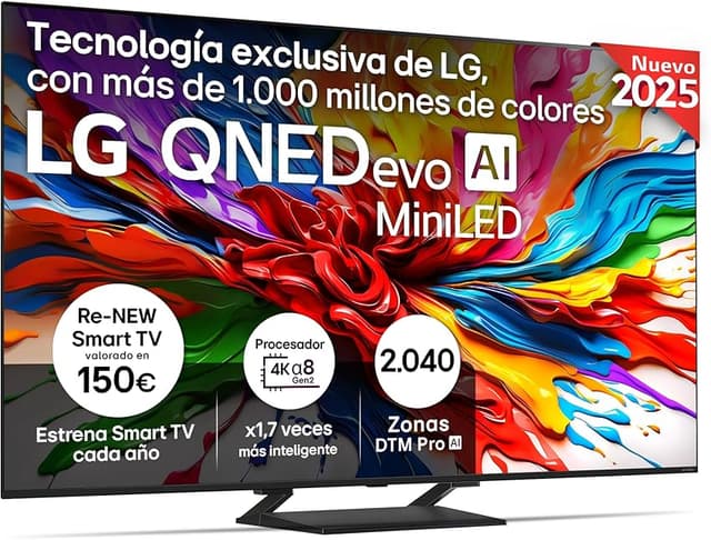 Detalle de LG 65QNED93A6A TV 4K QNED EVO 65"