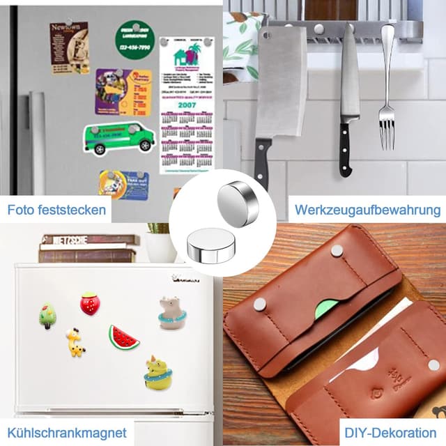 Thumbnail 5 de MIN CI 200 Strong Neodymium 5x2mm Magnets 🧲