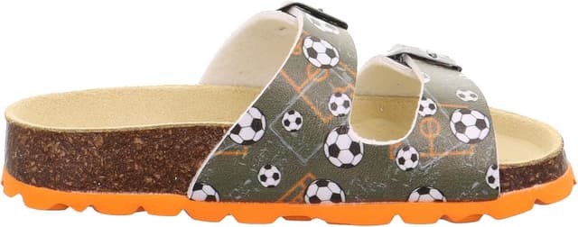 Detalle de Superfit FUSSBETTPANTOFFEL Sandale 1-800111 für Mädchen mit tiefem Kork-Fußbett
