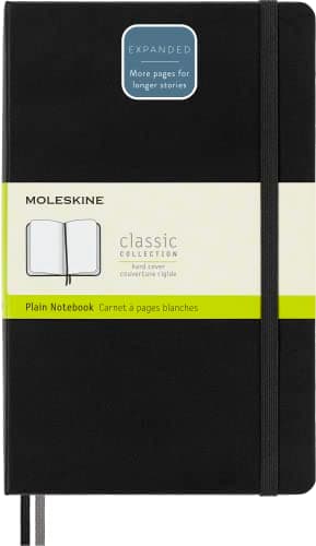 Detalle de Moleskine Classic Expanded Large 13×21 A5 — 400 páginas 📒