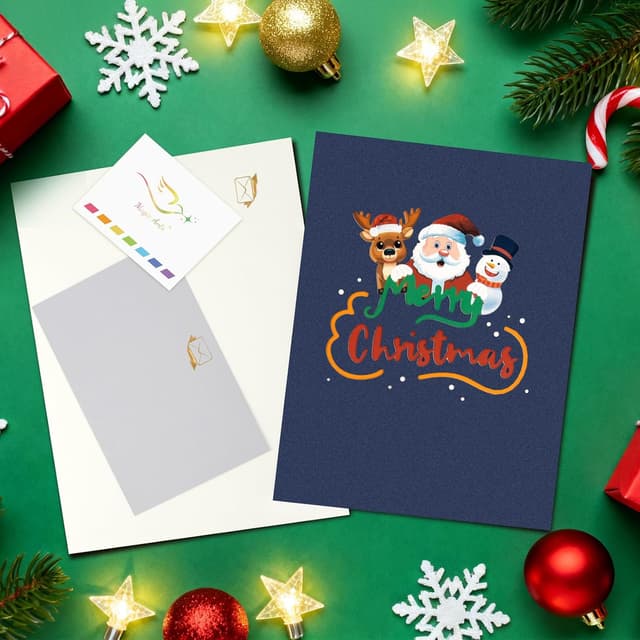 Detalle 2 de 3D Christmas Card with Music and LED Lights