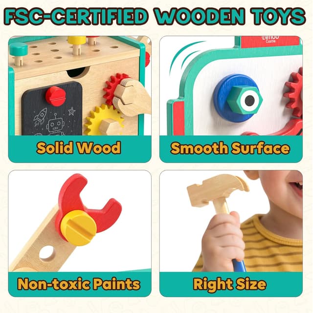 Thumbnail 6 de Lehoo Castle Montessori Caja de Herramientas 2 en 1