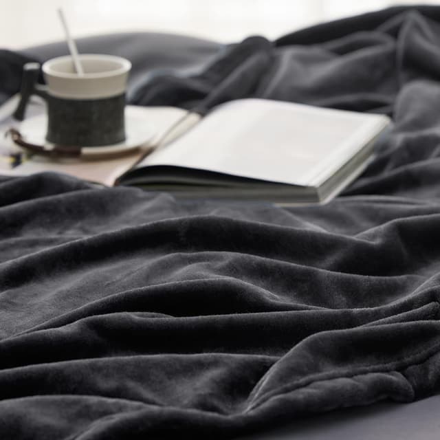 Detalle 1 de Bedsure Fleece Throw Blanket 130x150 cm