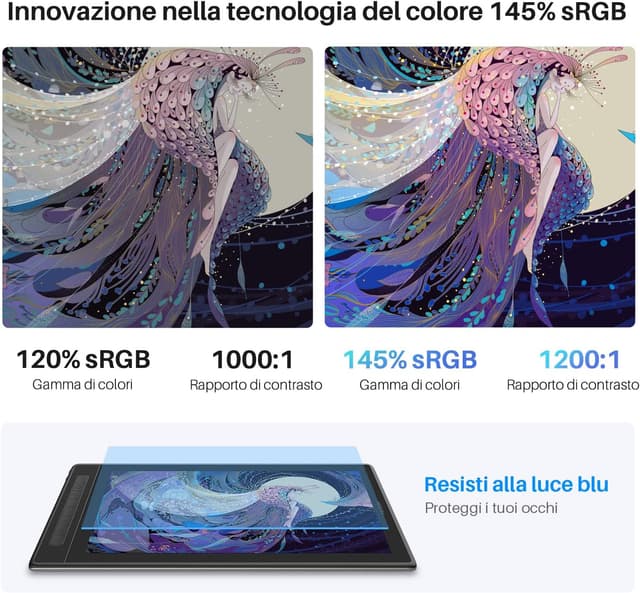 Thumbnail 2 de HUION Kamvas Pro 16 2.5K Tavoletta Grafica