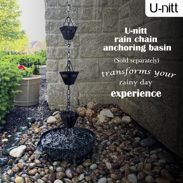 Thumbnail 5 de U-nitt 8.5 FT Rain Chain for Gutters ⚙
