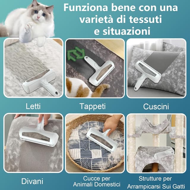 Thumbnail 2 de Petqueen Togli Peli Animali Spazzola riutilizzabile 🧹