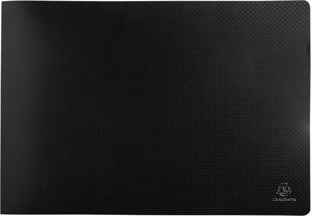 Detalle de Exacompta Ref. 86530E: protezione documenti nera per formato A3 con 20 tasche trasparenti