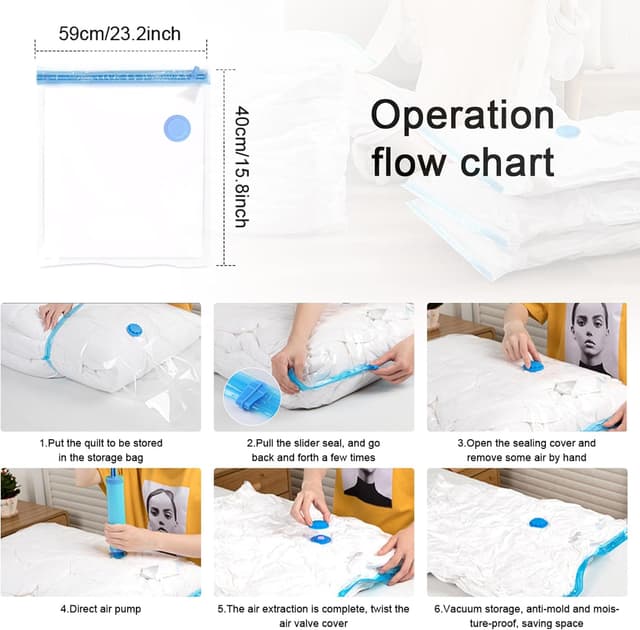 Detalle de BAGZY bagaglio a mano 40x30x20 Wizzair 25L con borsa pieghevole impermeabile e sacchetti sottovuoto