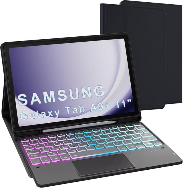 Imagen de VANKEYPAD Étui clavier 11" Galaxy Tab A9+ en OfertitasTOP