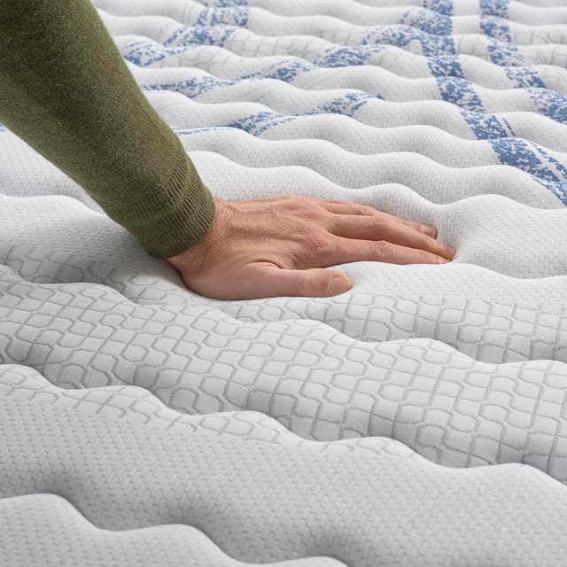 Detalle de Naturalex Perfectsleep materasso matrimoniale 160x190 cm con schiuma HR e inserti in lattice blu
