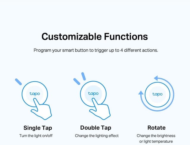 Thumbnail 5 de Tapo S200B Smart Button One-Click Alarm