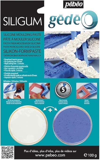 Detalle de PEBEO Gédéo 100G Siligum Multicolor 🎨