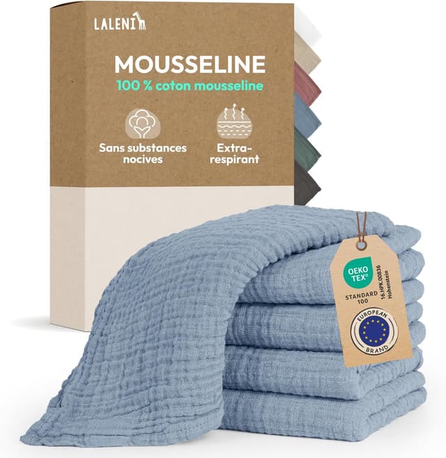 Imagen de Laleni Lot de 5 Langes 70x70 en OfertitasTOP