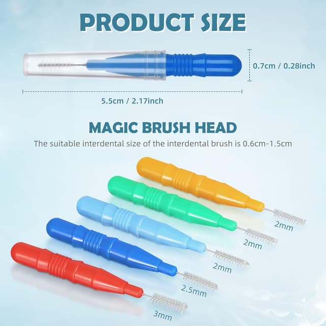 Detalle 2 de Obidodi interdental brushes 50 pack