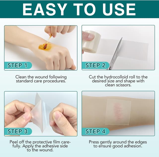 Detalle 1 de Hydrokolloid Rolle 5 cm x 3,6 m
