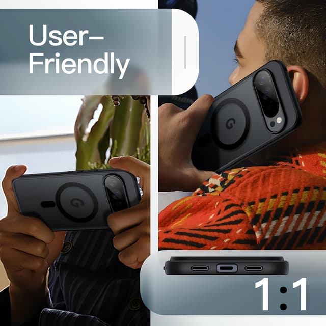 Thumbnail 6 de JETech Magnetic Case for Google Pixel 10/10 Pro 2025 (Obsidian) – MagSafe-compatible shockproof cover