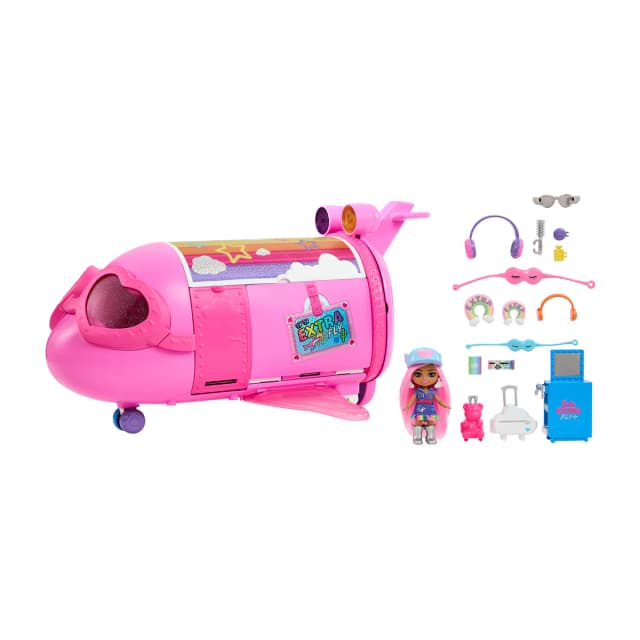 Detalle de Barbie Avión Extra Fly con muñeca ✈
