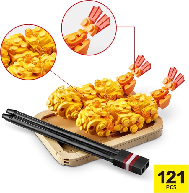 Detalle 2 de MAX Premium Sushi Bar Collection (Tempura) von ZURU – Klemmbausteine für Sushi-Fans und Sammler